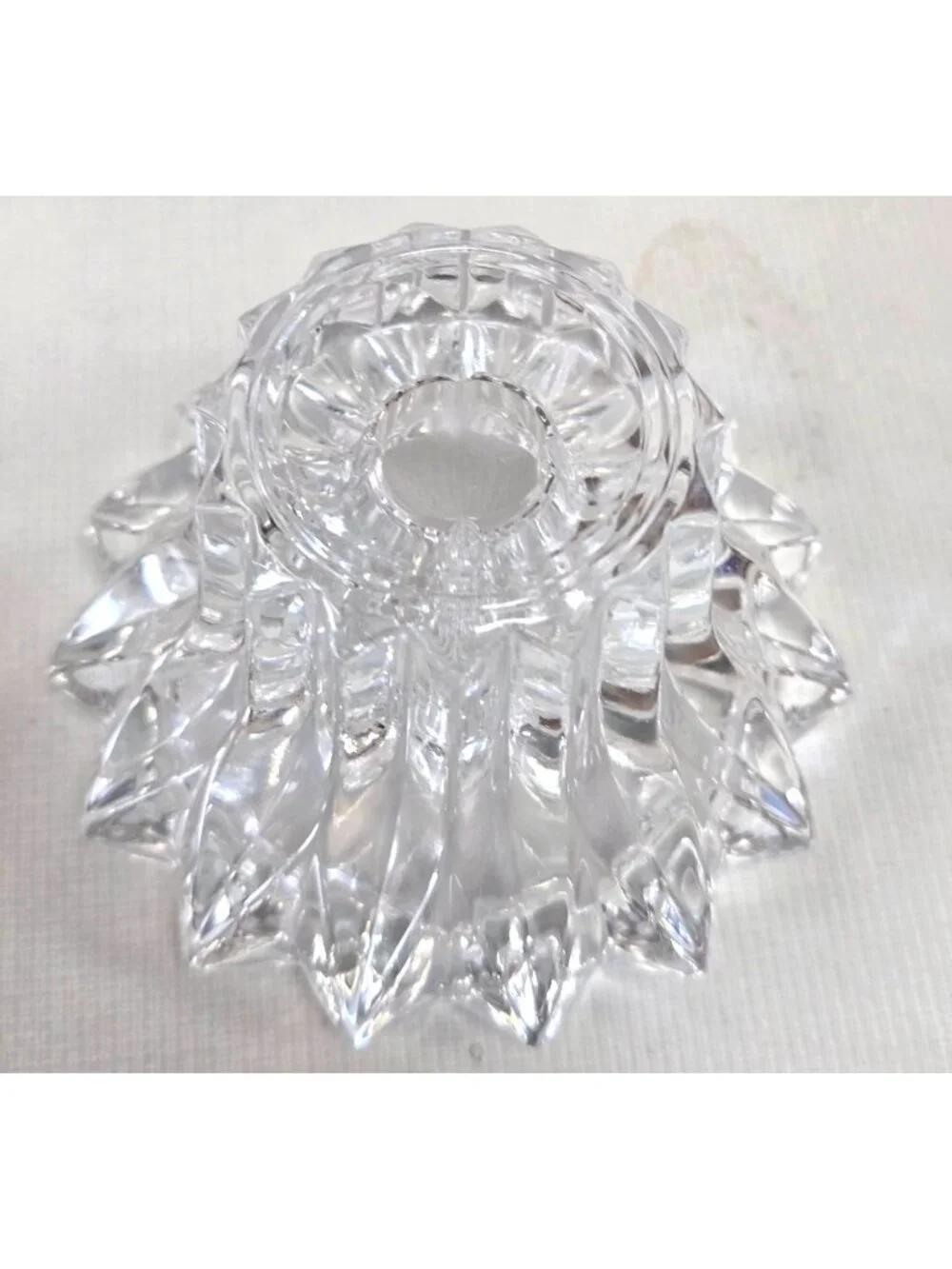 Clear Crystal Cut Glass Bowls With Elegant Geometric Design For Home Decor Or Se